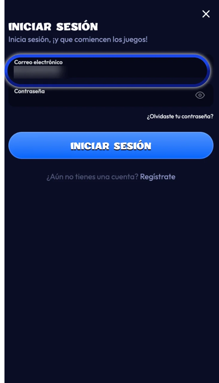 Introducir el correo